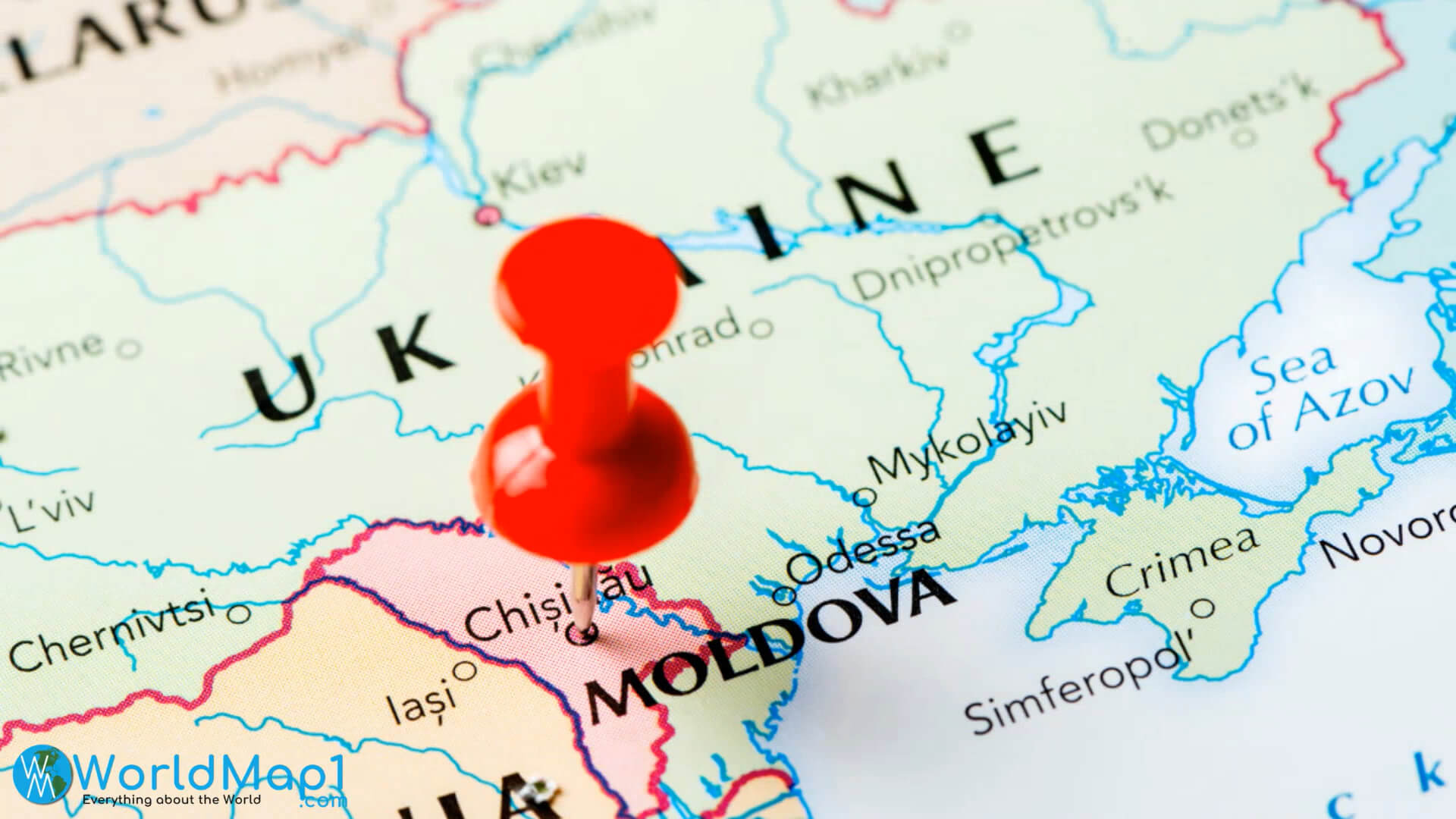 Moldova Location Map